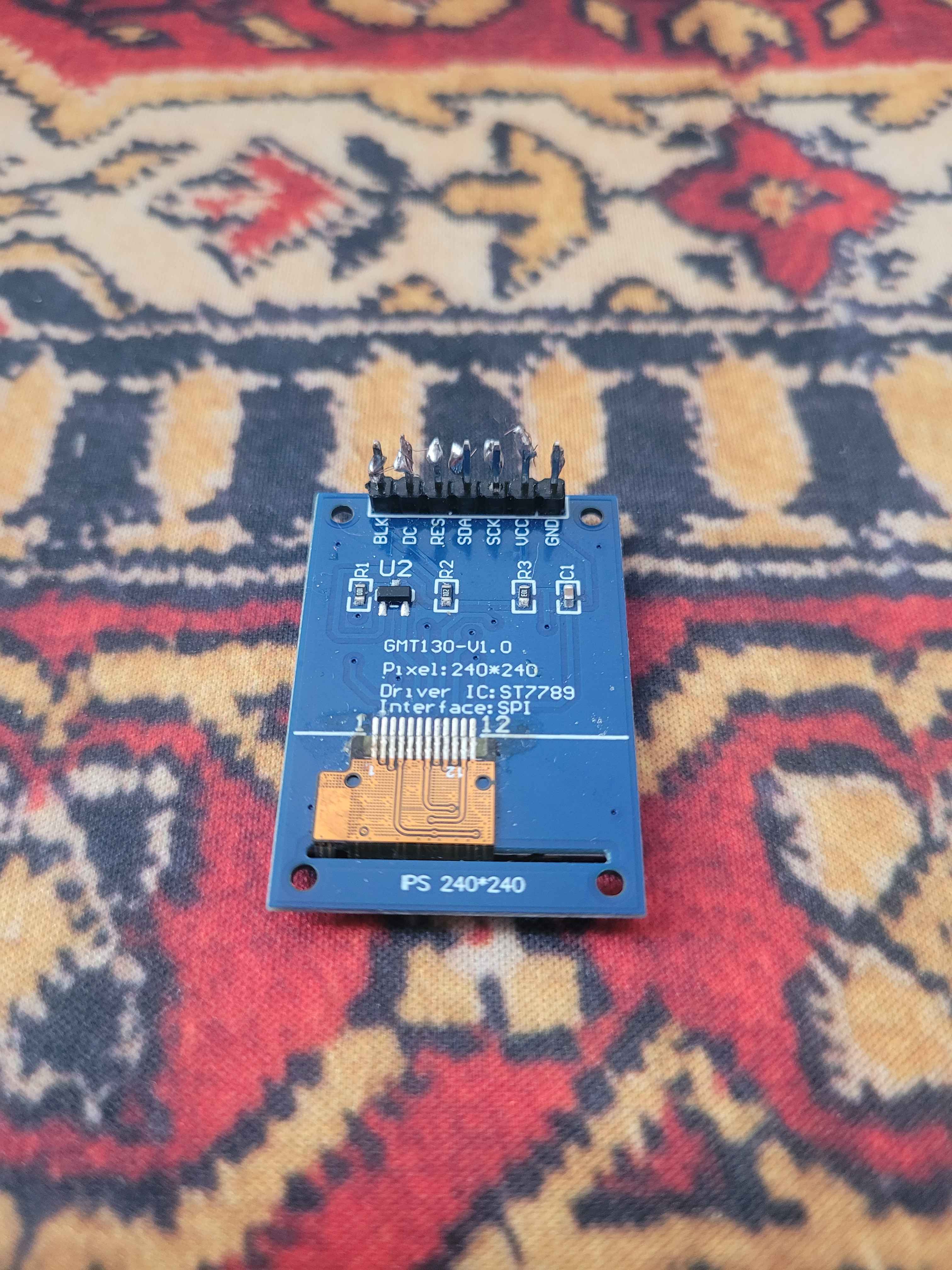 Ekran IPS GMTI-30-V1.0 240×240 mały wyświetlacz